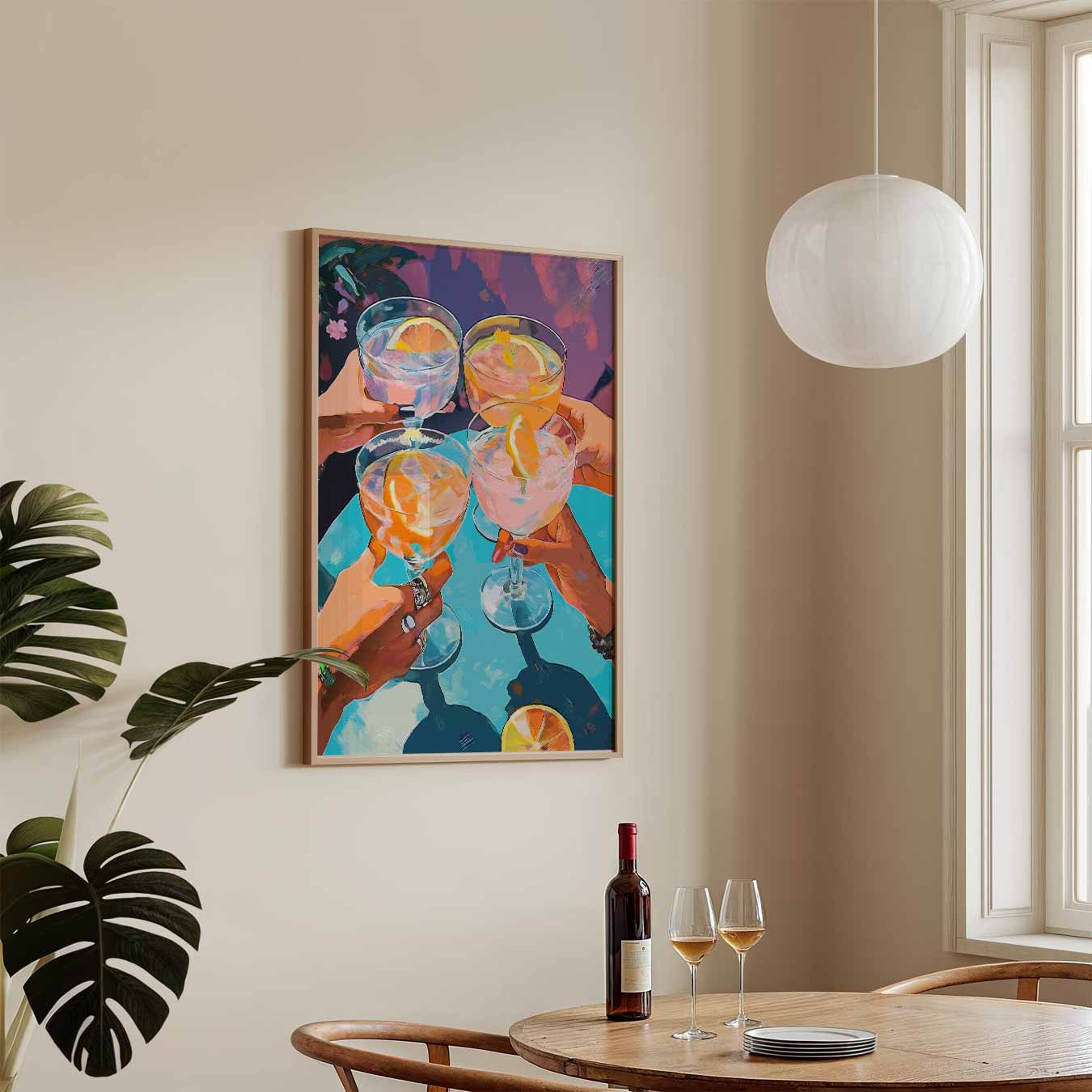 Vrolijke Zomer Cheers Poster-WallArtistic