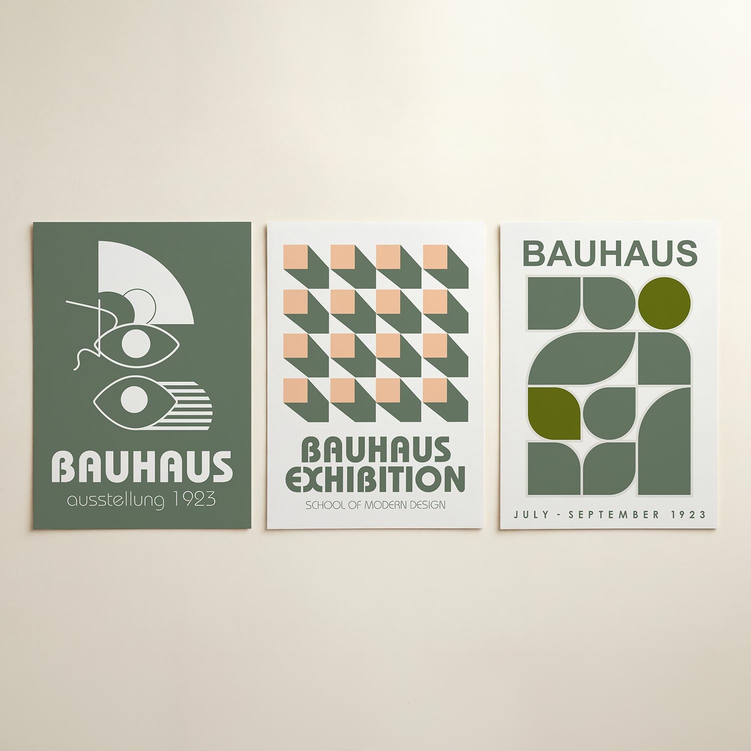 Vormen en vlakken Posterset