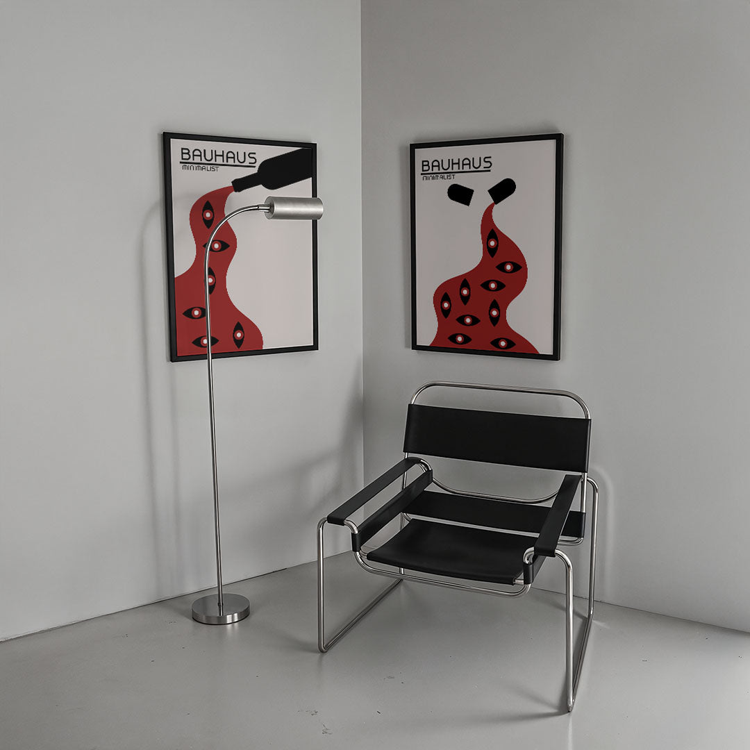 Vloeiende vormen Posterset