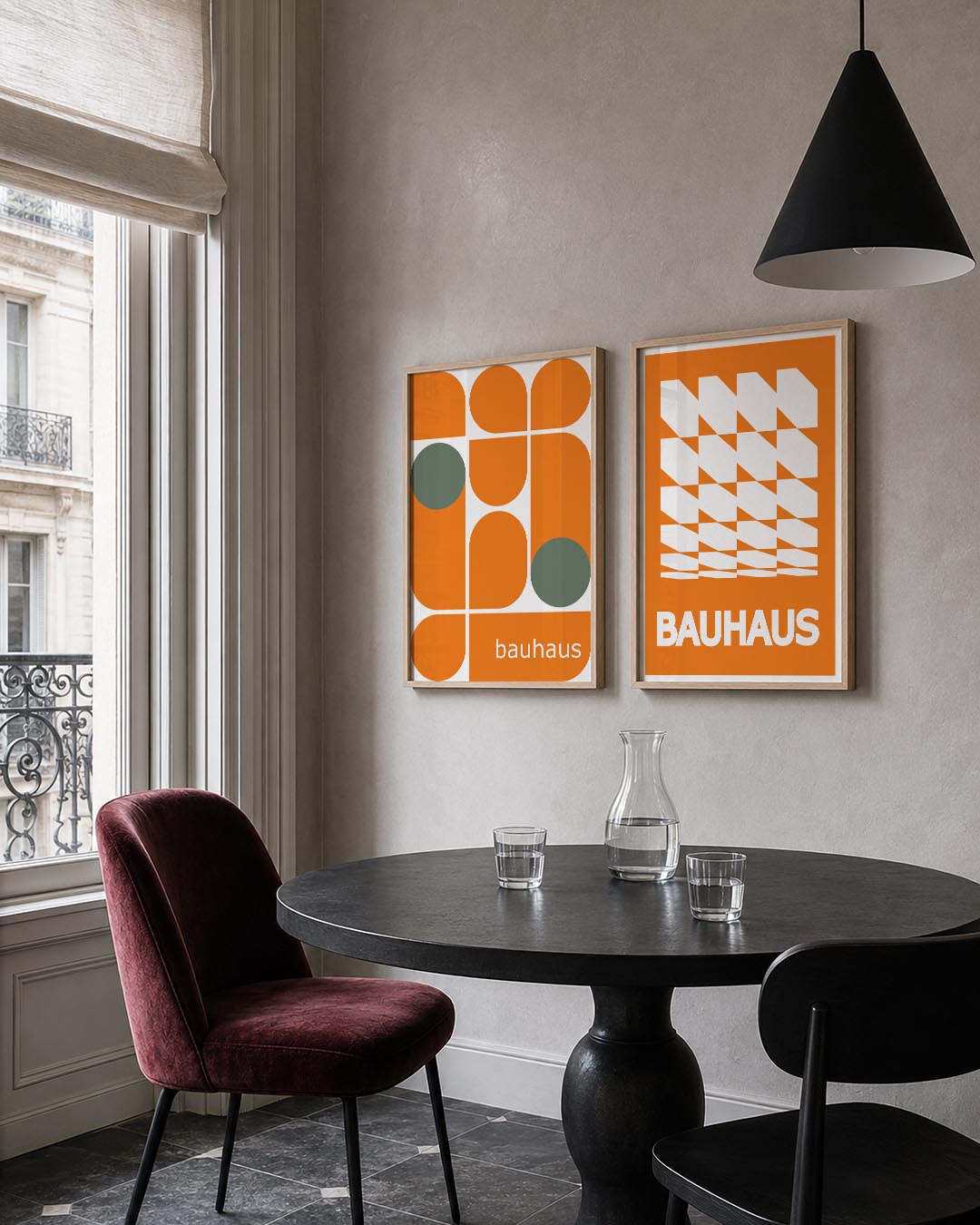 Vormen en kleurvlakken Posterset