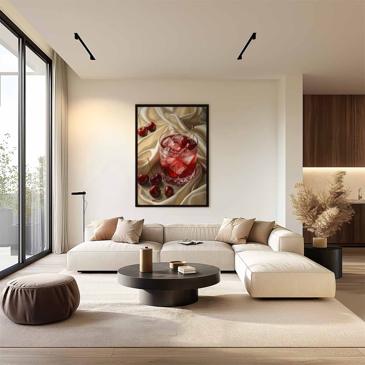 Kersen Verfrissing Kunstwerk-canvas-dibond-plexiglas-wanddecoratie-WallArtistic