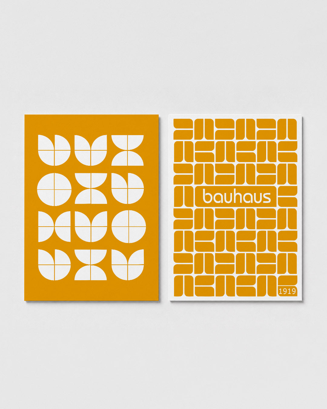 Vormenritme en kleur Posterset