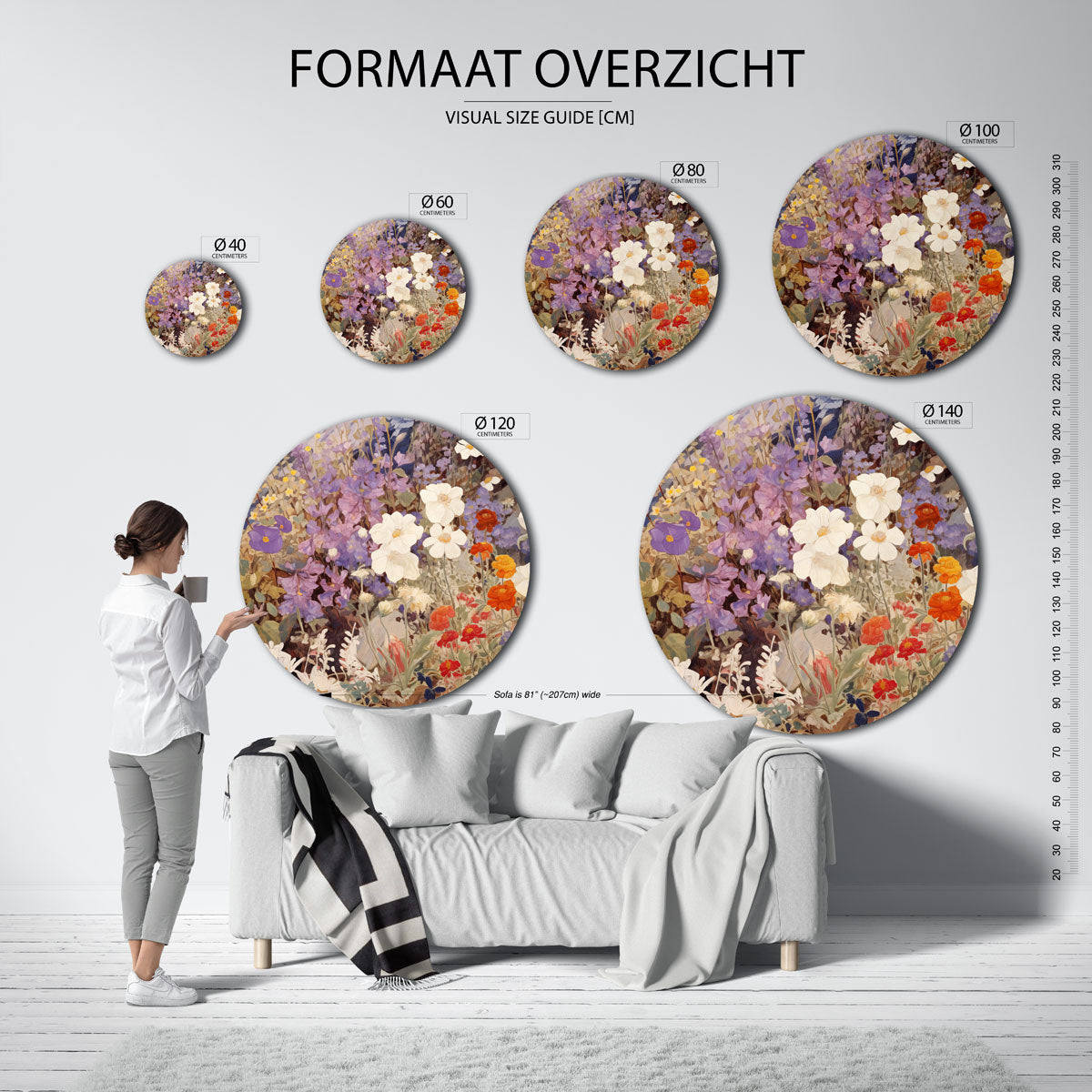 Bloemenpracht Muurcirkel