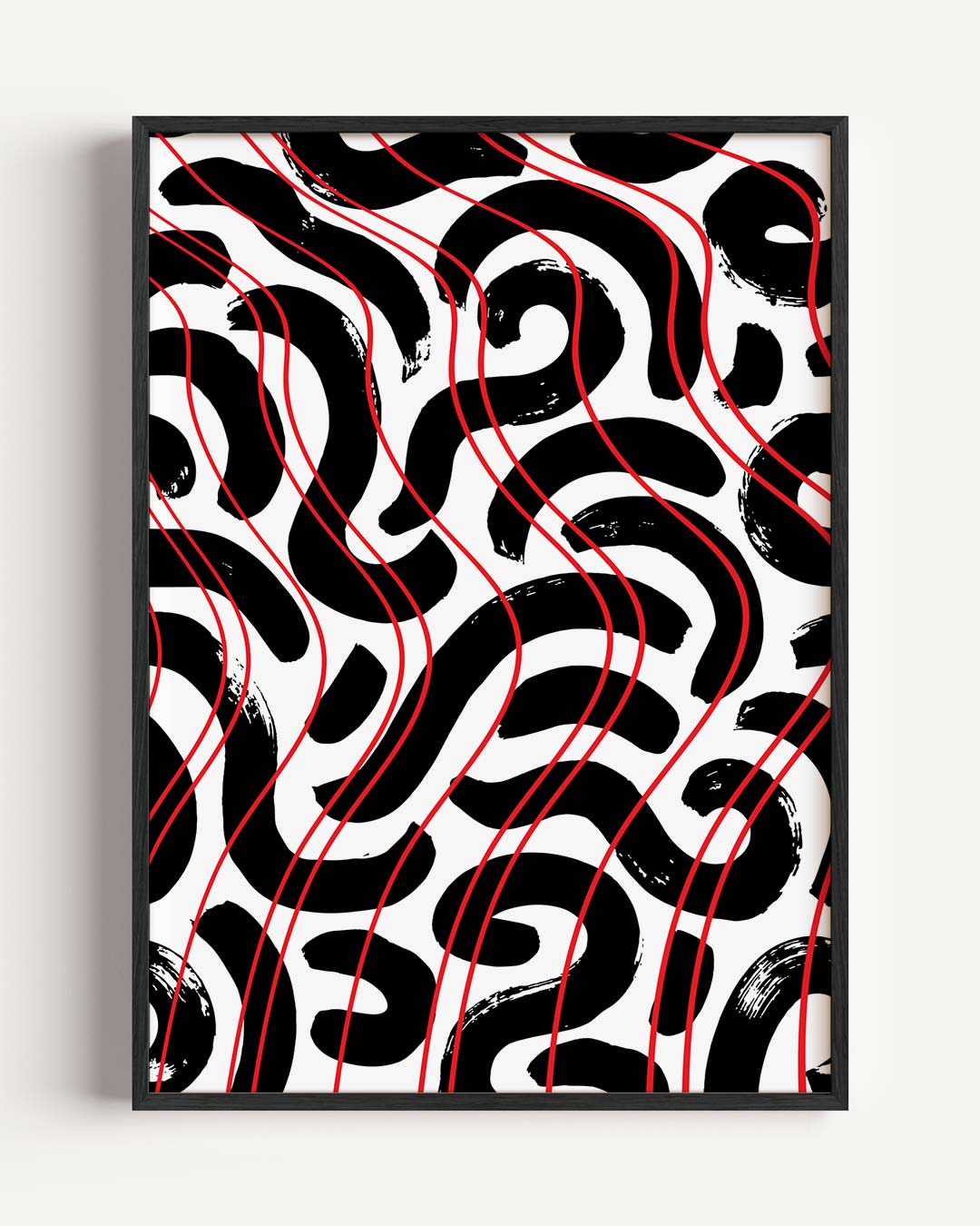 Moderne Abstracte Kunstprint Poster-WallArtistic