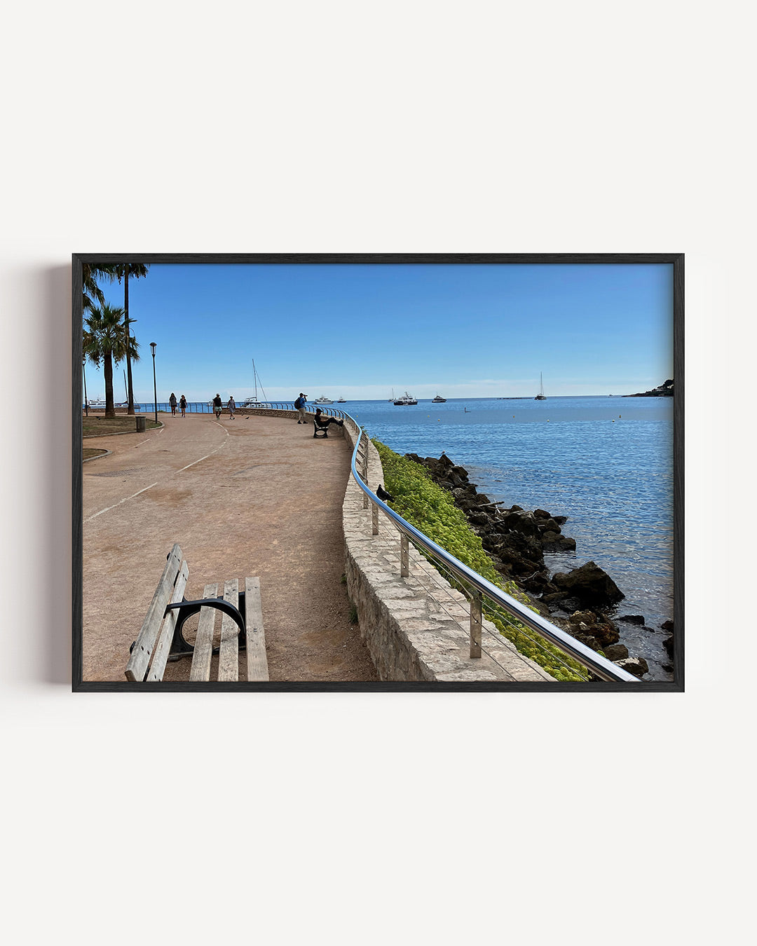 Zomerse kustwandeling Poster