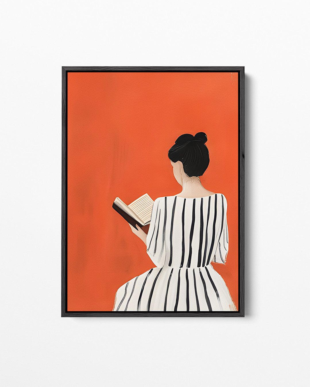 Vrouw met boek Kunstwerk