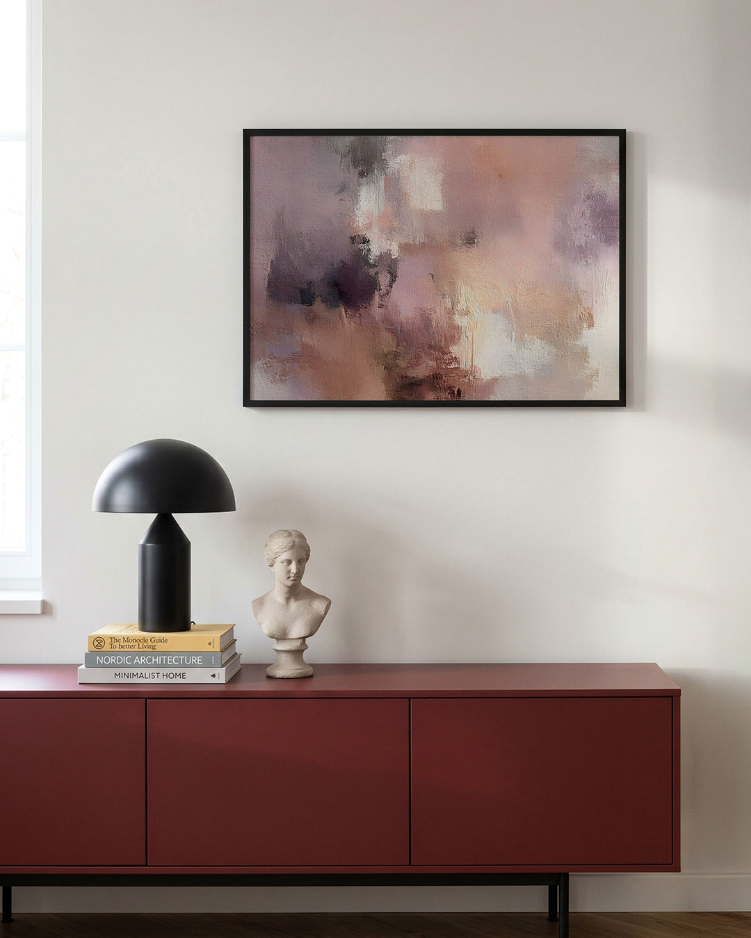 Abstracte pastel Poster