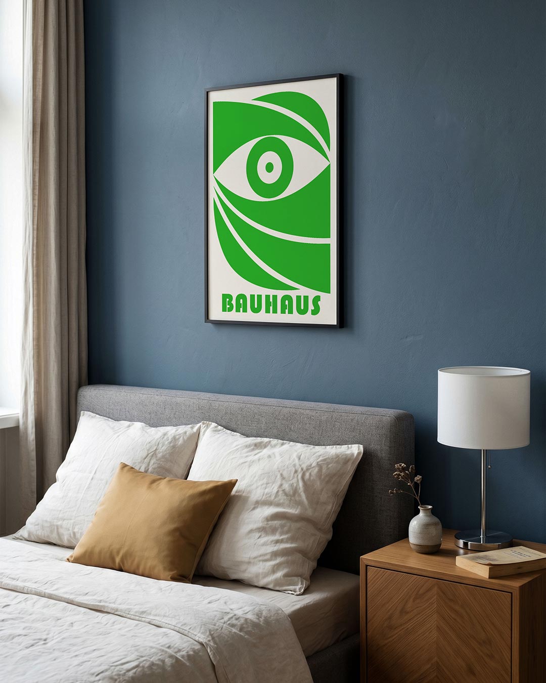 Oogvorm en lijnen Poster