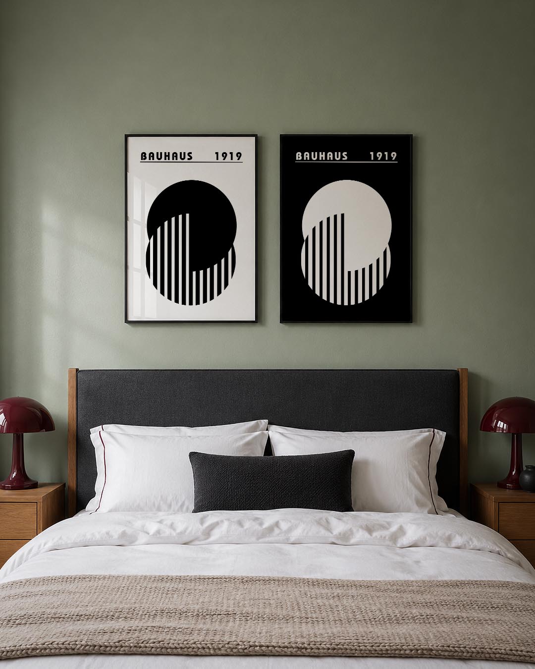 Cirkel en strepen Posterset