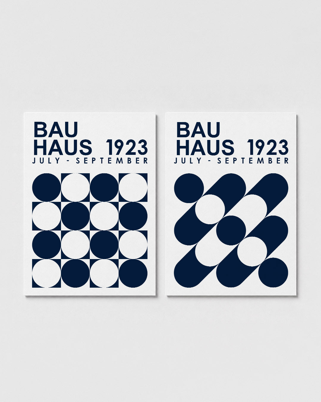 Cirkel en vierkant Posterset