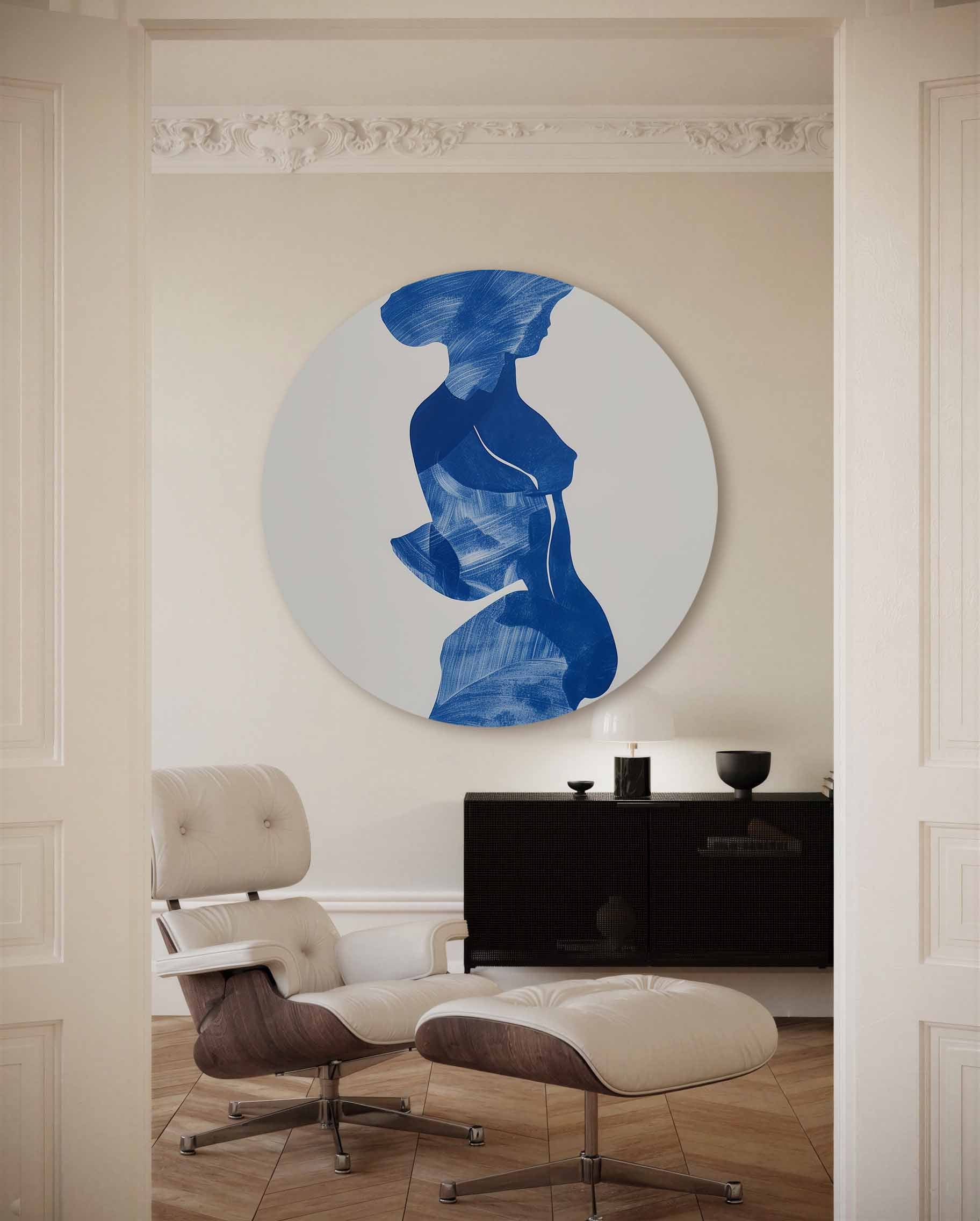 Abstracte figuur Muurcirkel
