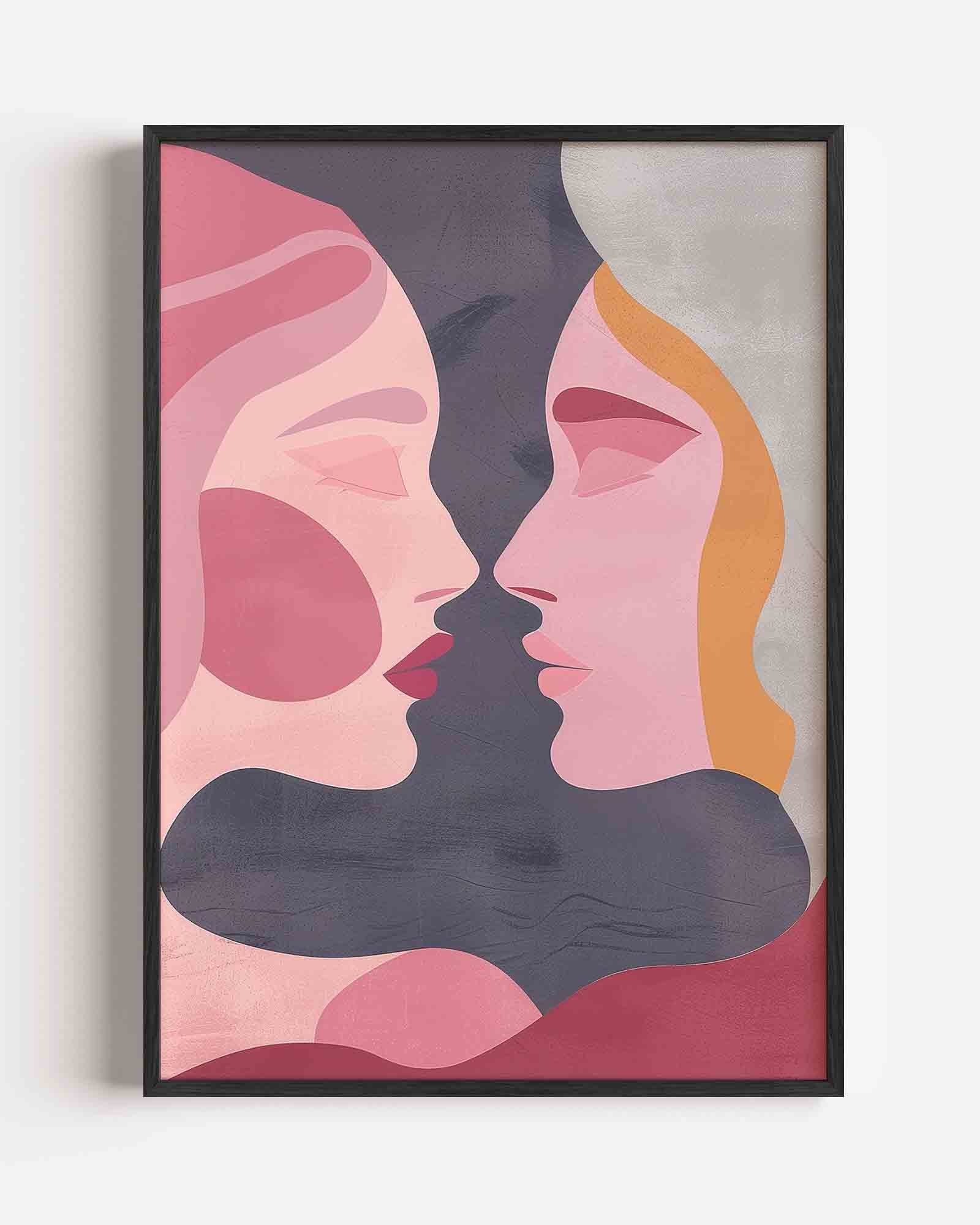 Twee gezichten Poster