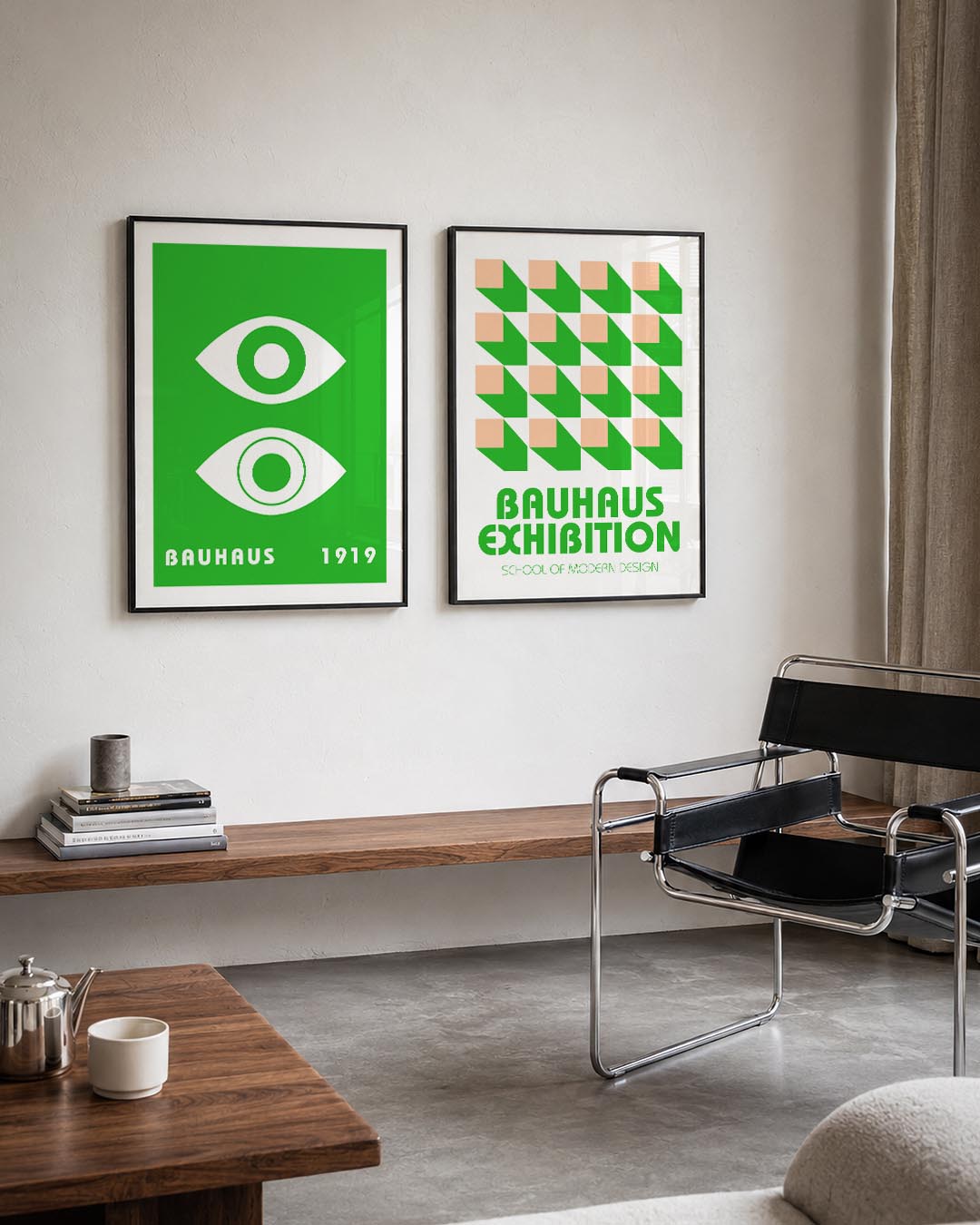 Oogvormen en kleur Posterset