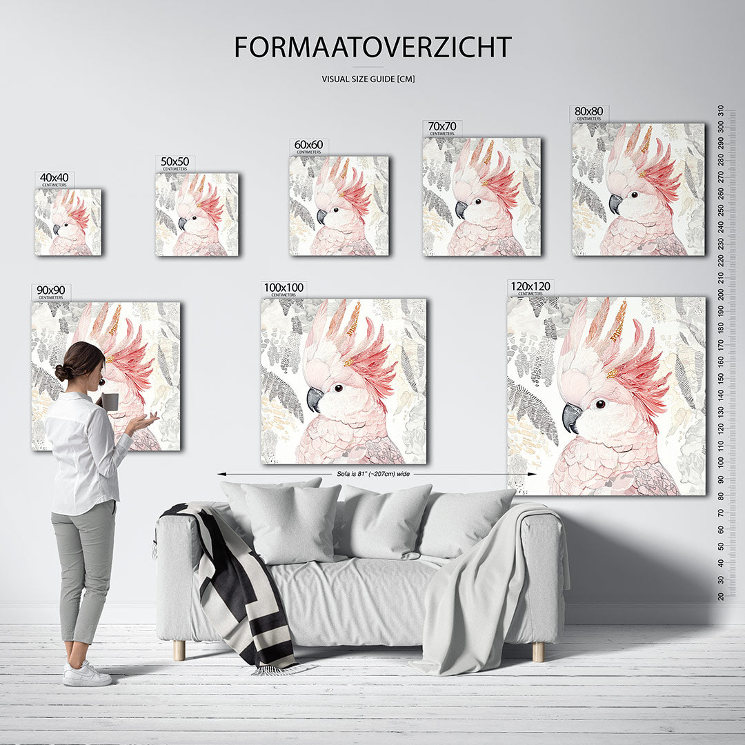 Vogeldetail illustratie Kunstwerk