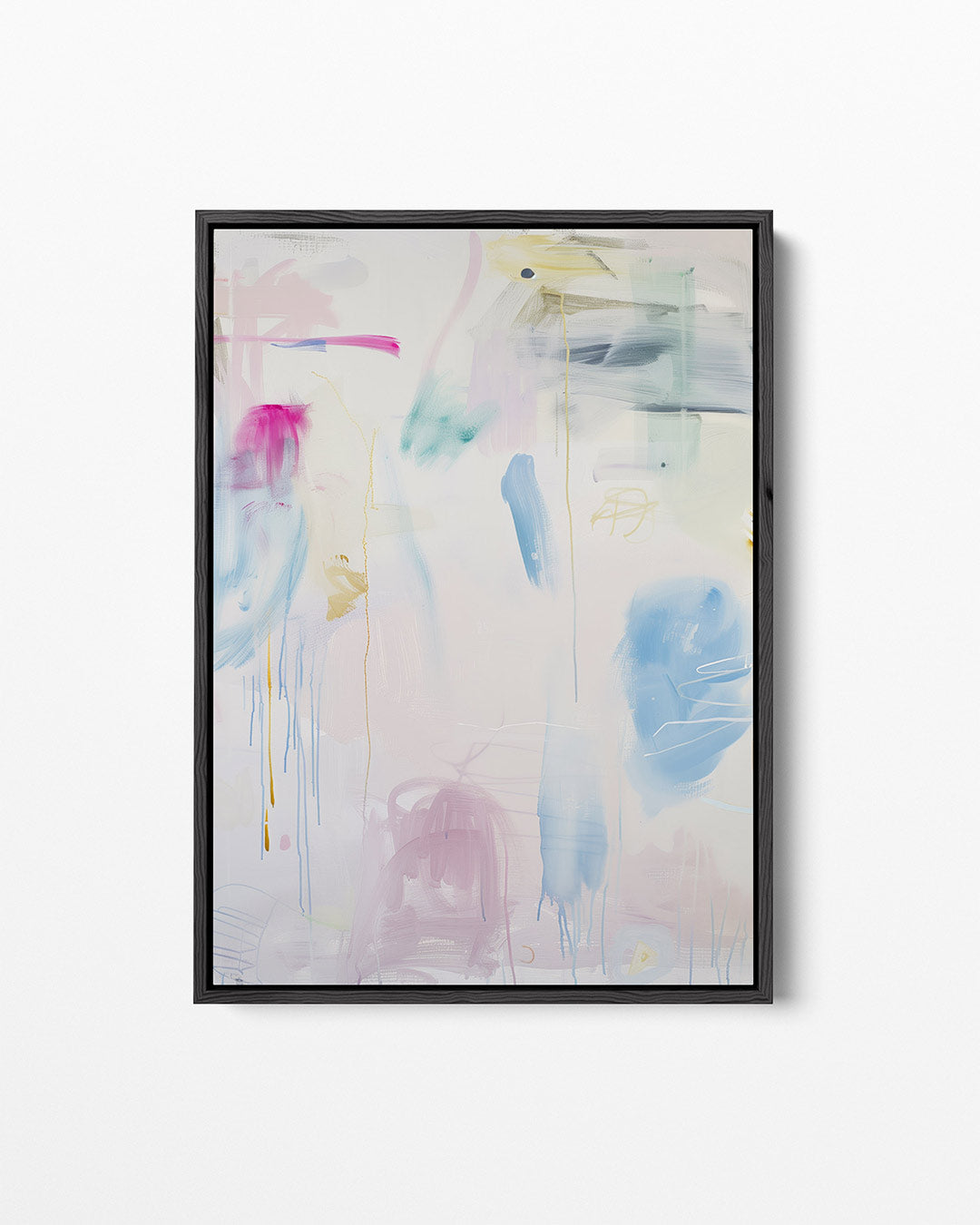 Vloeiende kleurencompositie Kunstwerk