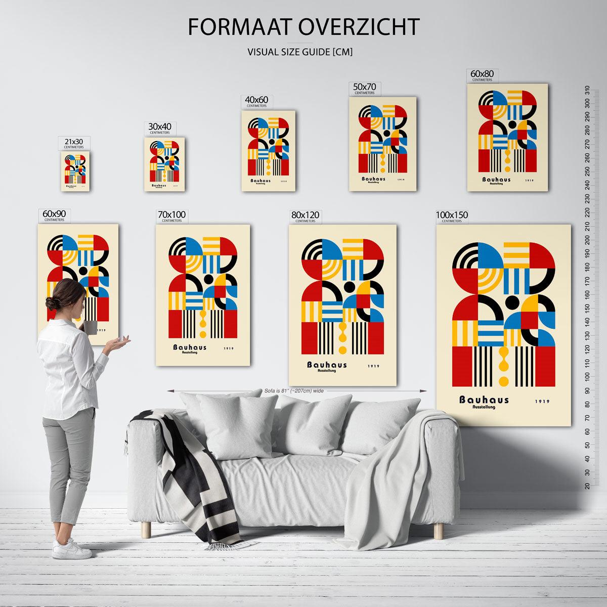 Vormen en vlakkenspel Poster