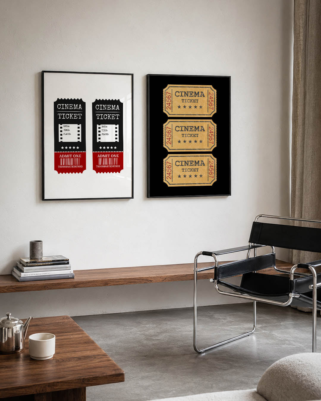 Filmkaartjes duo Posterset