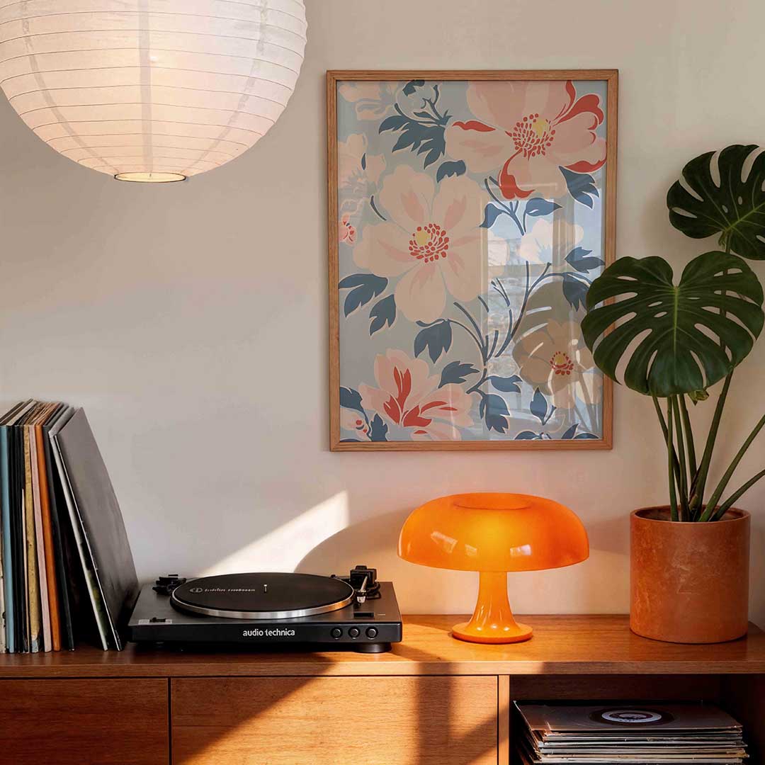 Bloemen en bladeren Poster