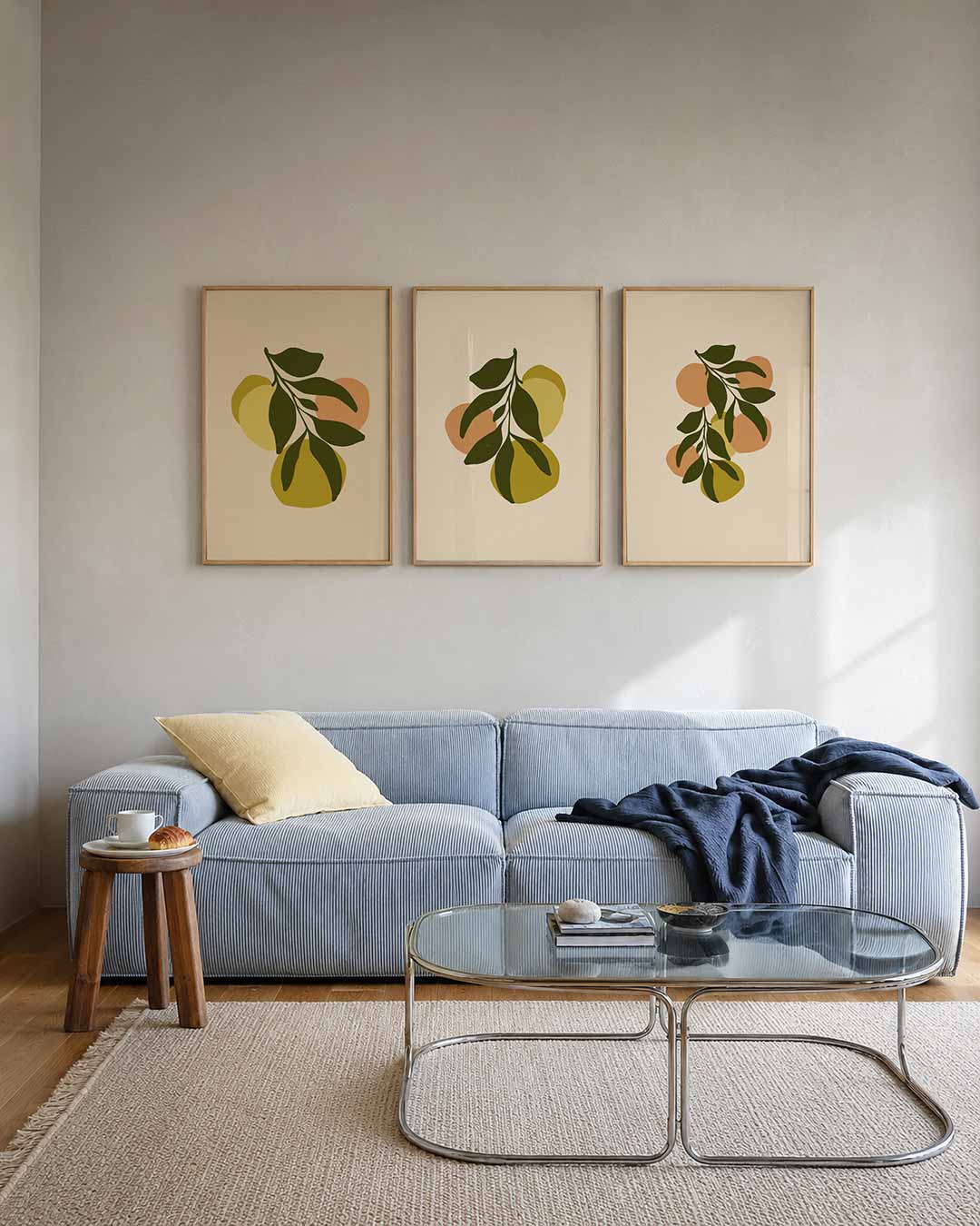 Vrucht en blad Posterset