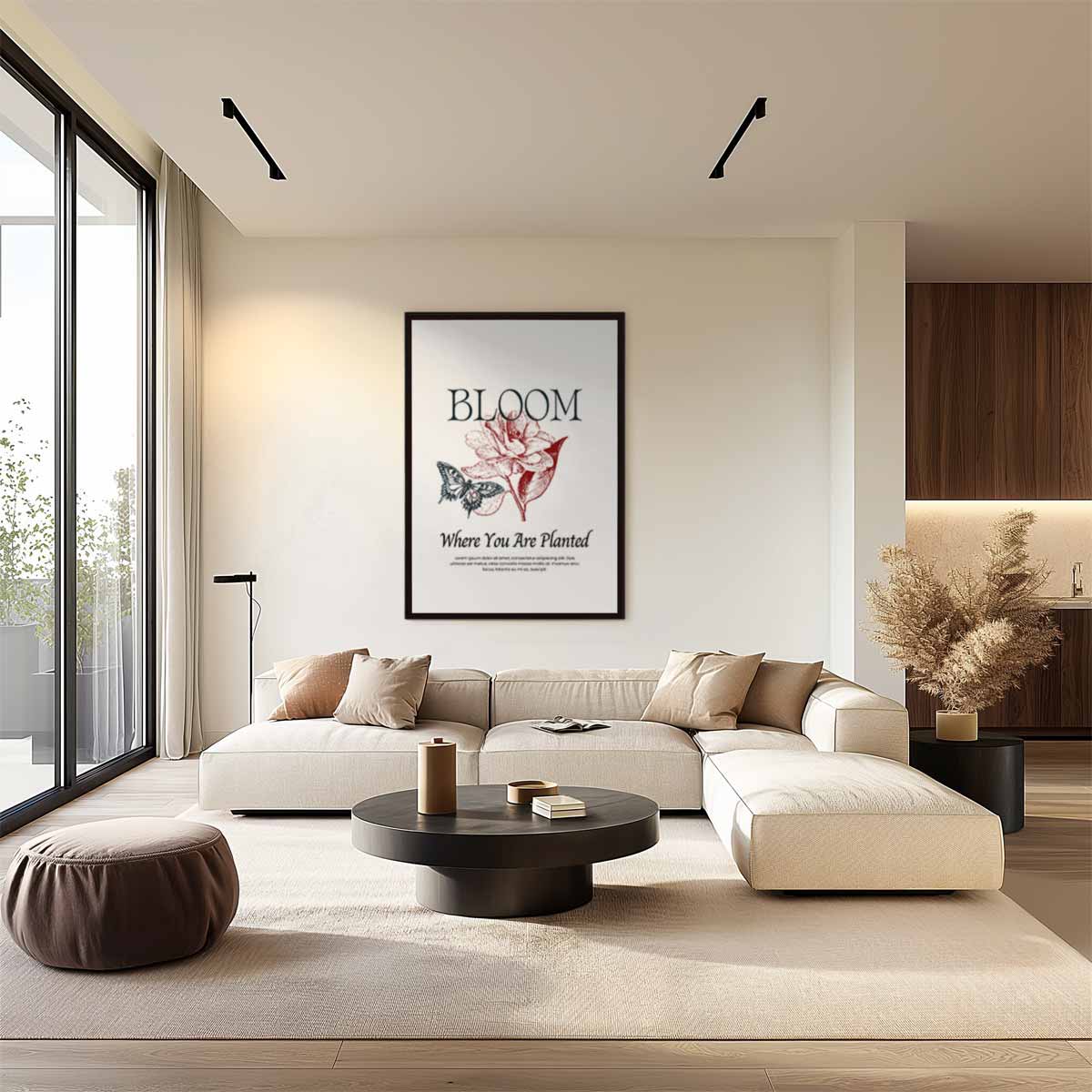 Bloom: Where You Are Planted Kunstwerk-canvas-dibond-plexiglas-wanddecoratie-WallArtistic