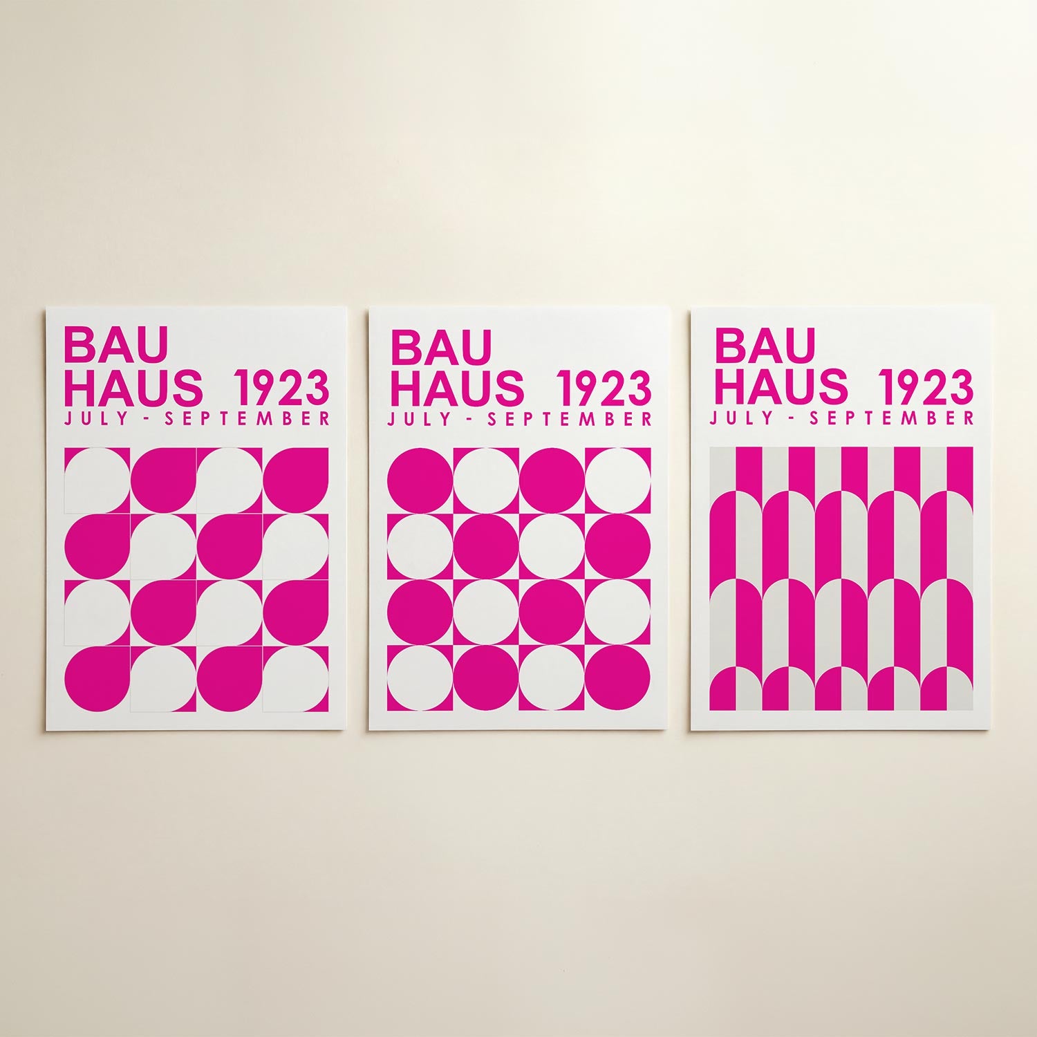 Vormen en kleurvlakken Posterset