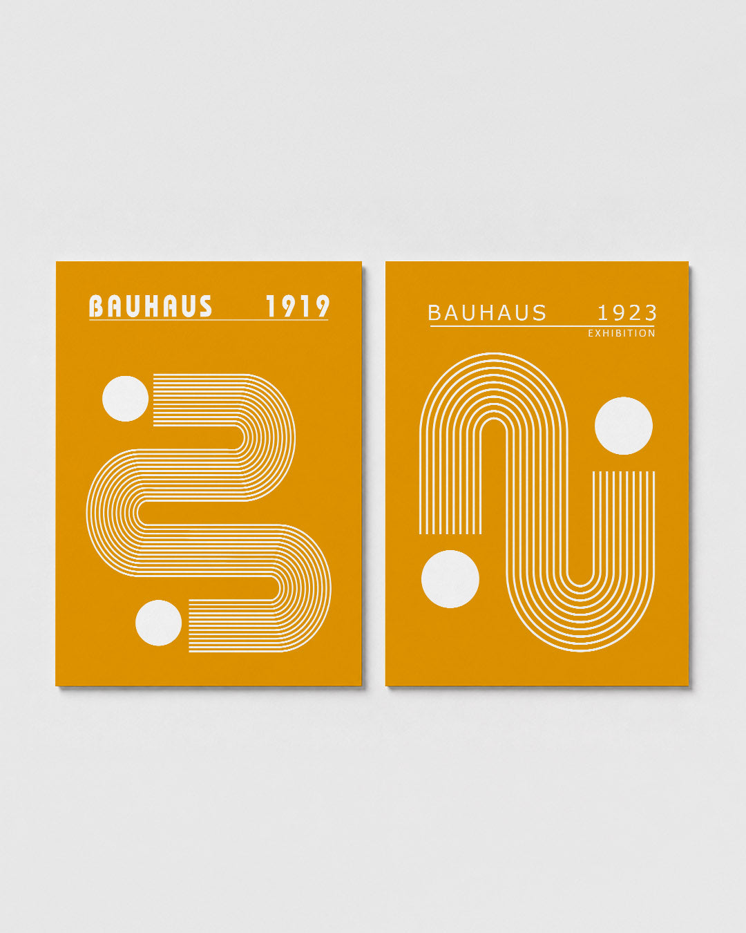 Lijnenspel en vormen Posterset
