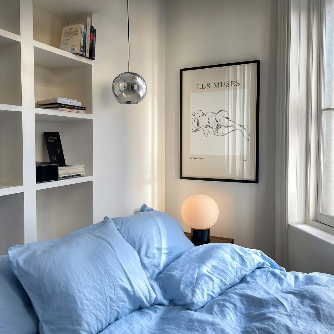 Les Muses Minimalistische Kunstposter-WallArtistic