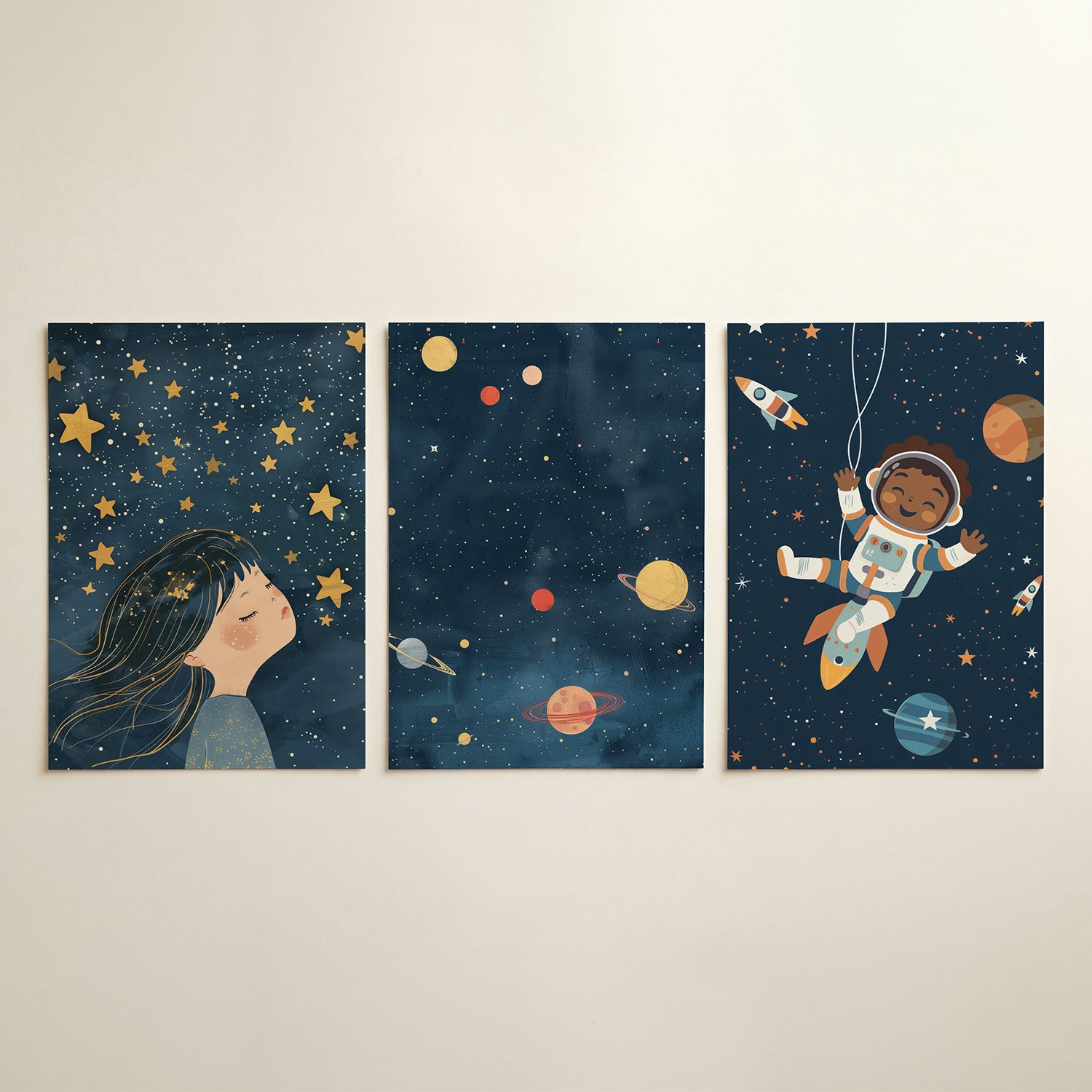 Sterrenhemel droom Posterset