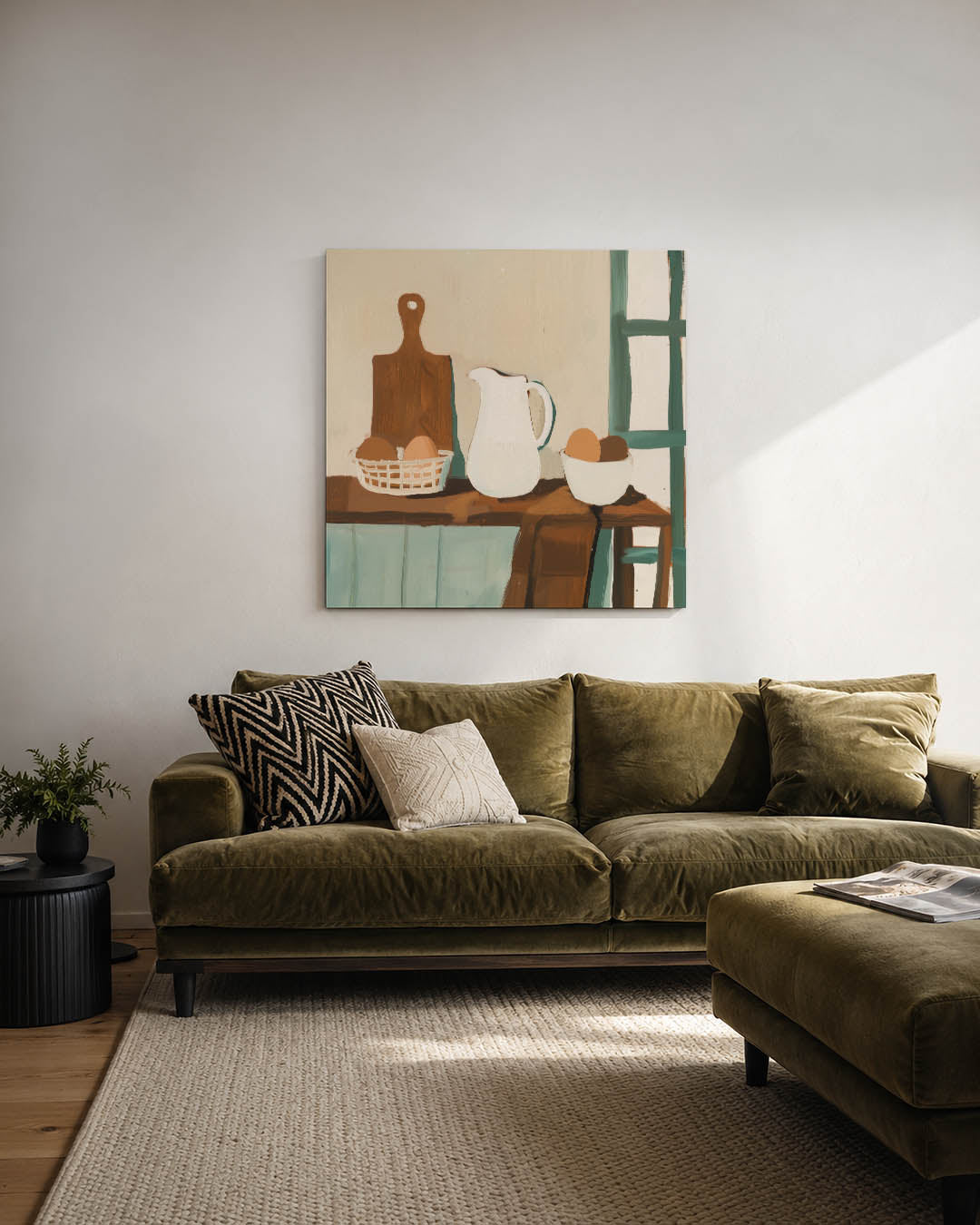 Keukenscène Kunstwerk