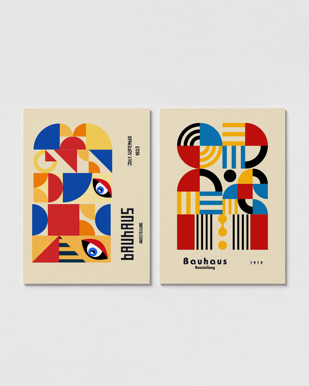 Vormen en kleurvlakken Posterset