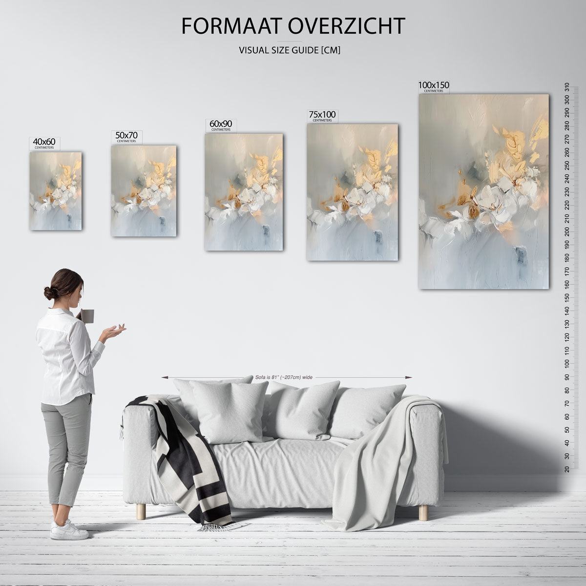 Organische vormen Kunstwerk