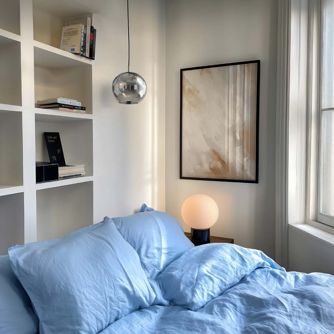 Warme Abstracte Zandtonen Poster-WallArtistic