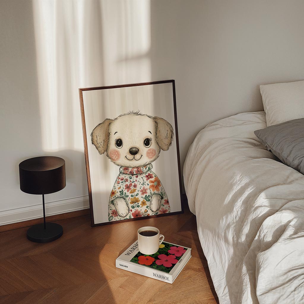 Schattige Puppy Poster-WallArtistic