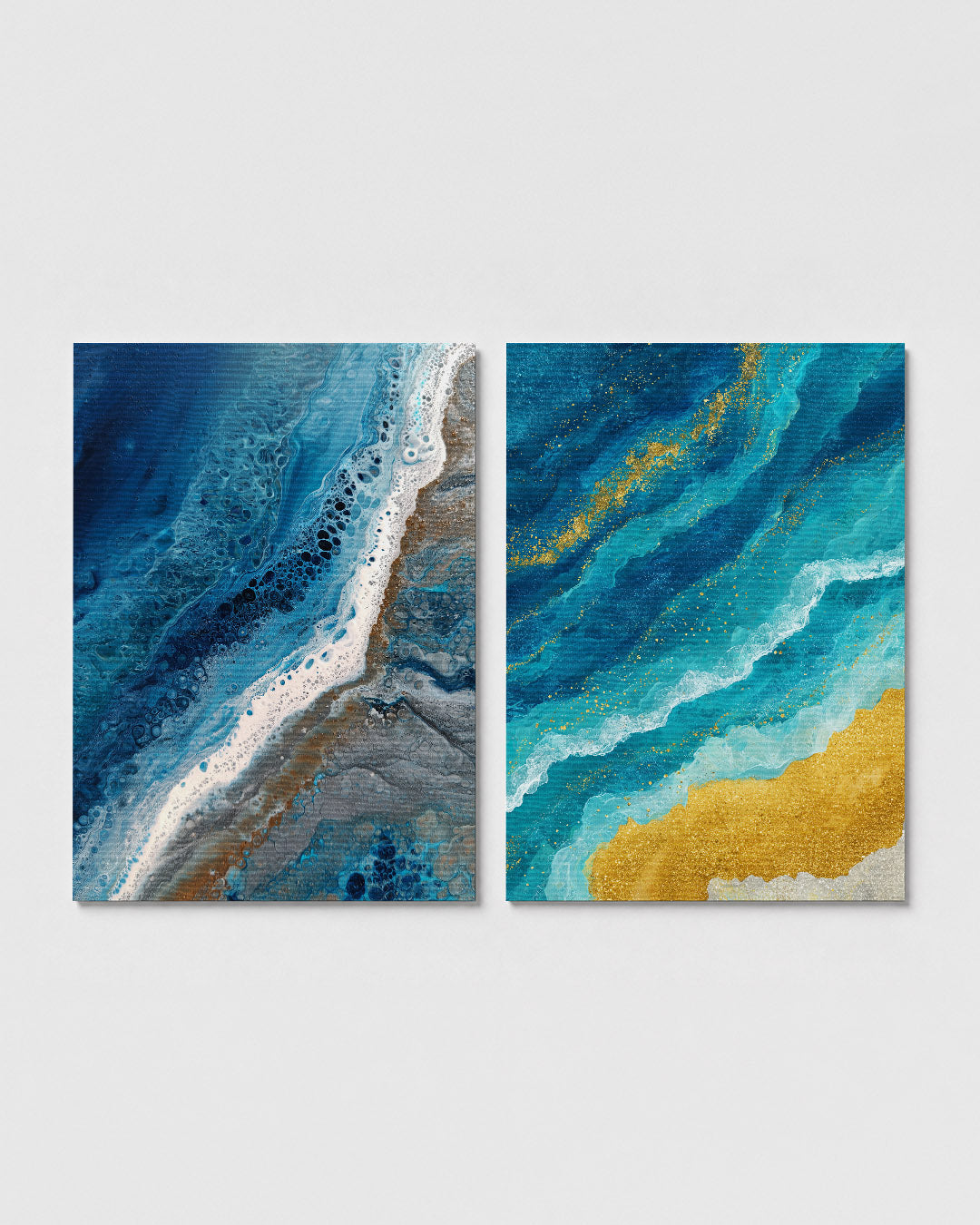 Golvend kleurenspel Posterset