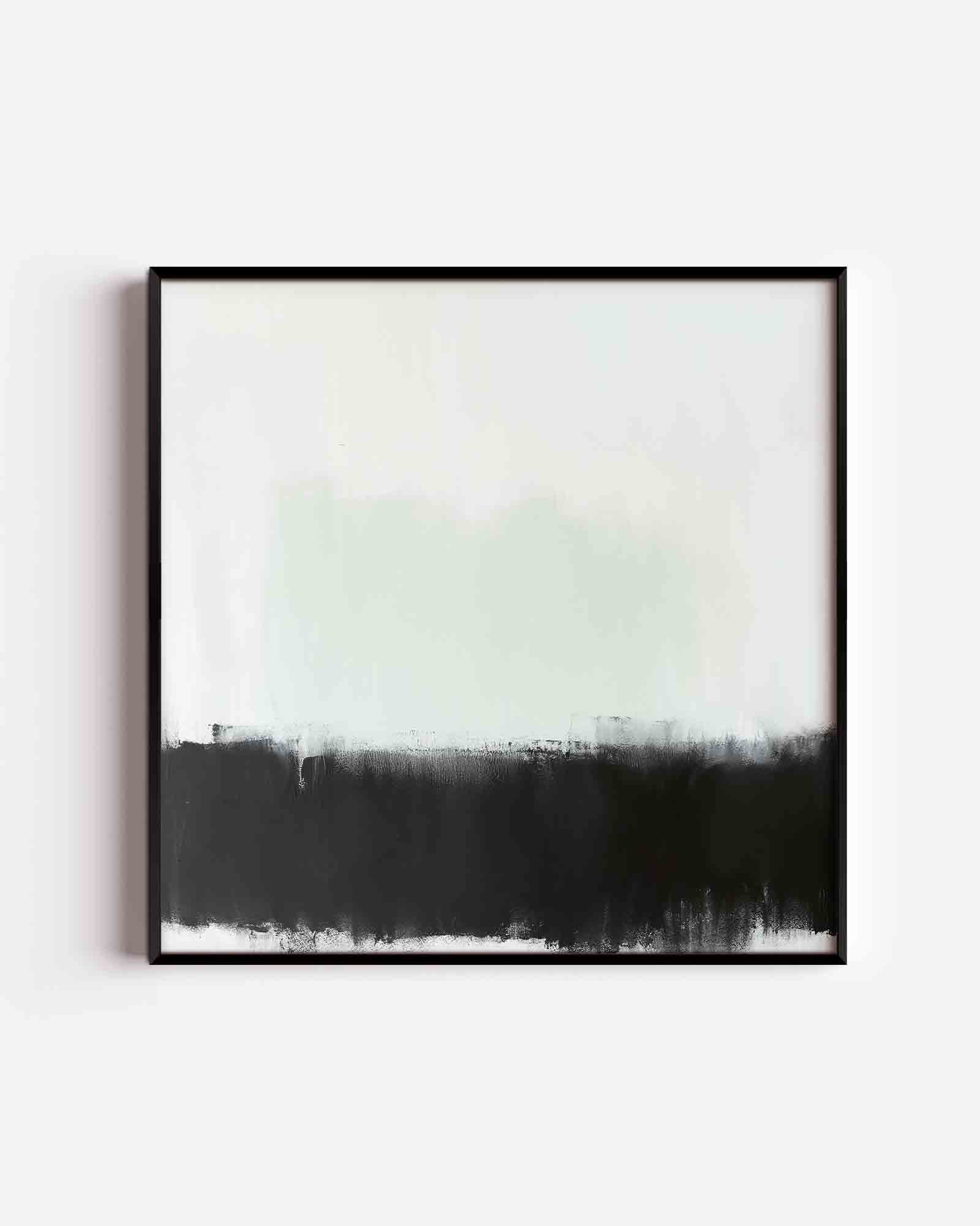 Abstracte zwart wit Poster