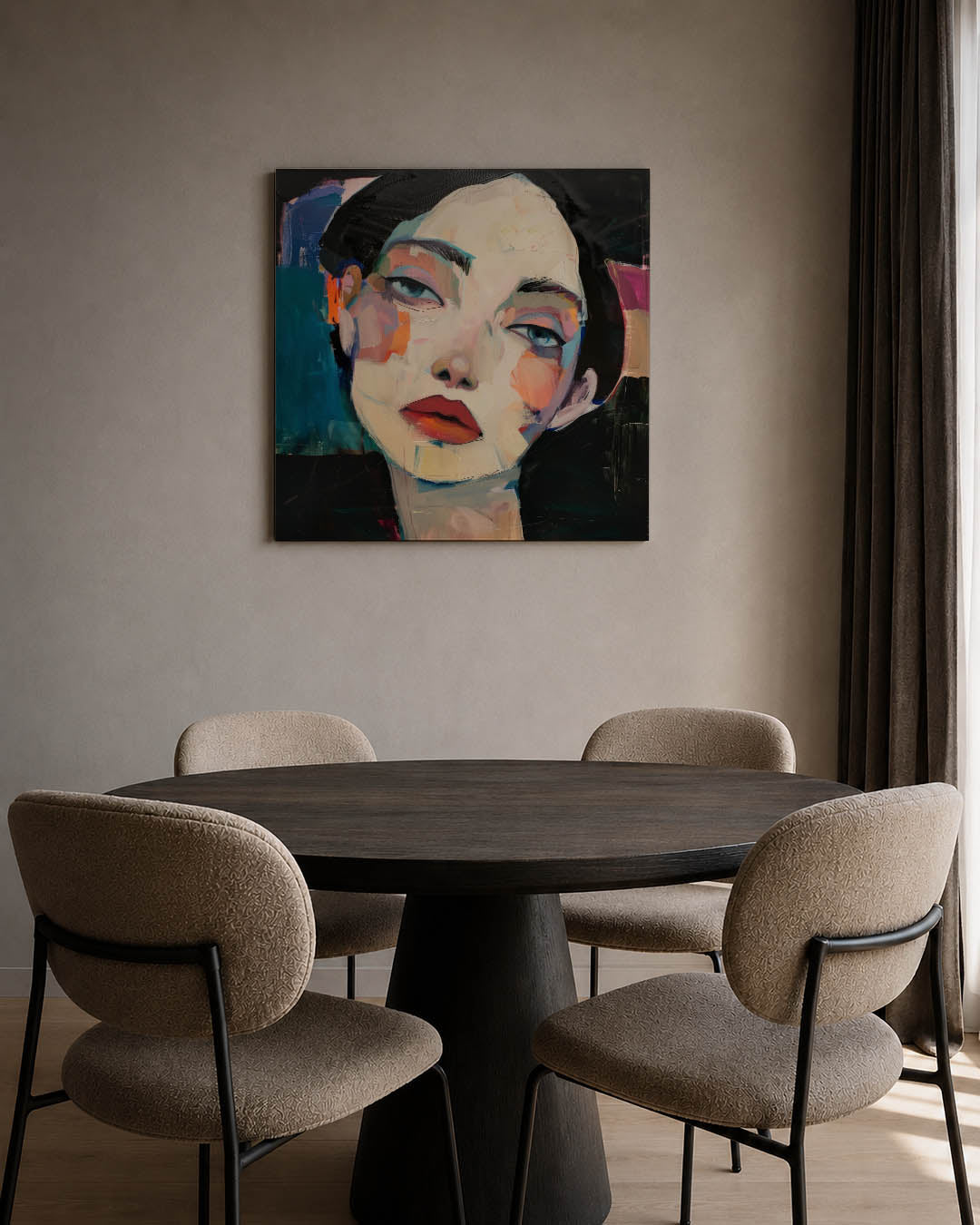 Abstracte Kunstwerk
