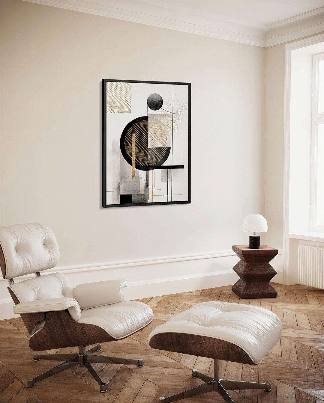Geometrische lijnen Kunstwerk