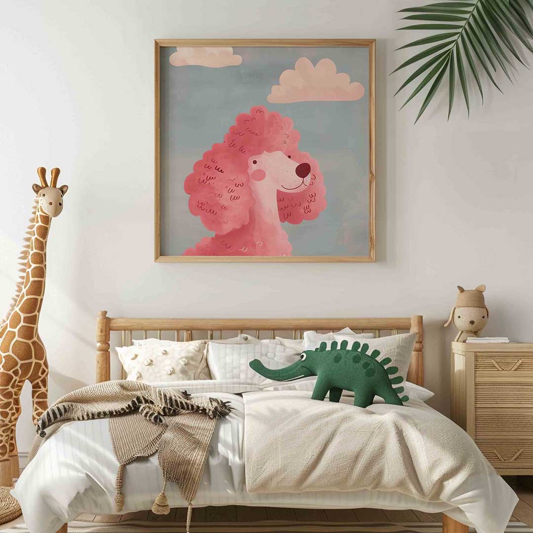 Roze poedel Poster