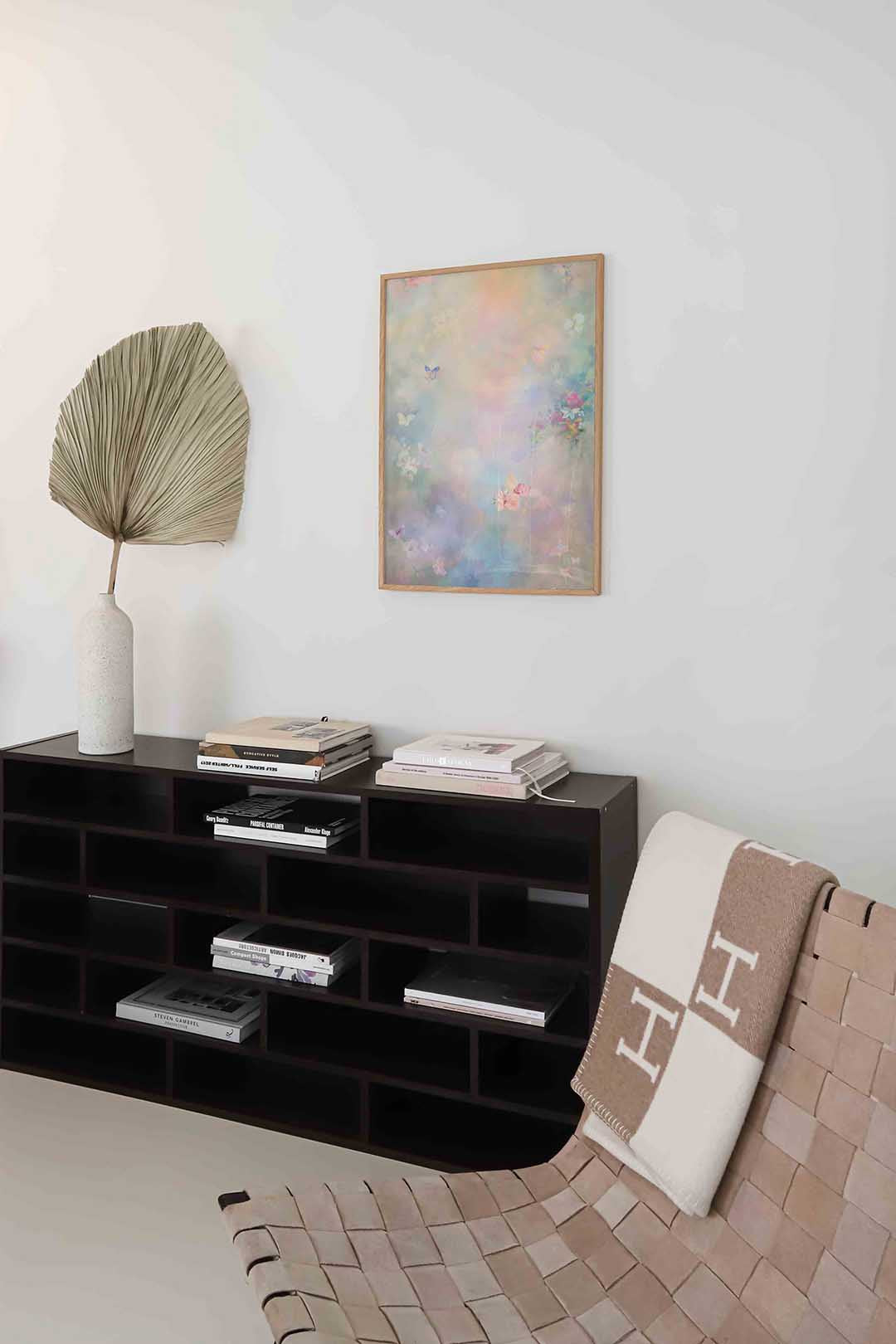 Vlinders en bloemen Poster