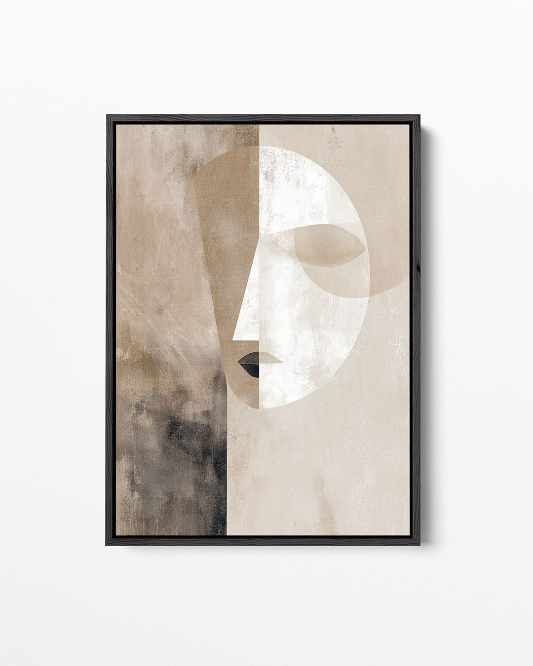 Geometrisch portret Kunstwerk