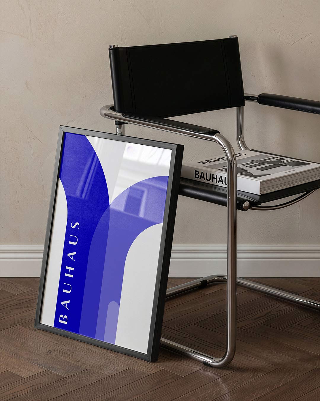 Kleurvlakken en lijnen Poster
