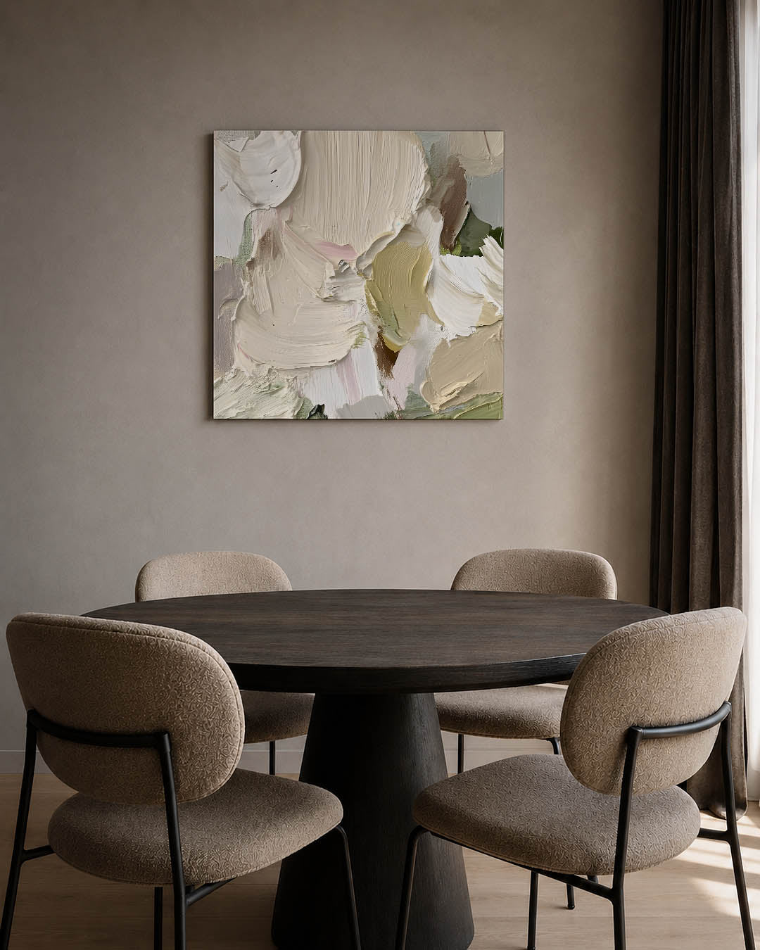 Organische kleurencompositie Kunstwerk
