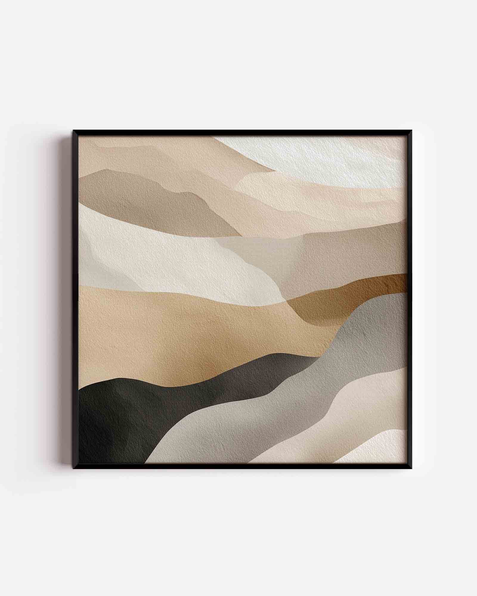 Golvende lijnen Poster