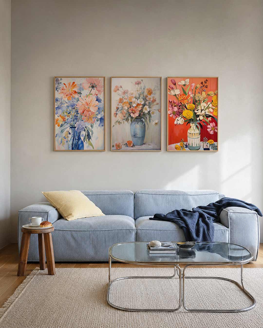 Bloemrijke kleurexplosie Posterset