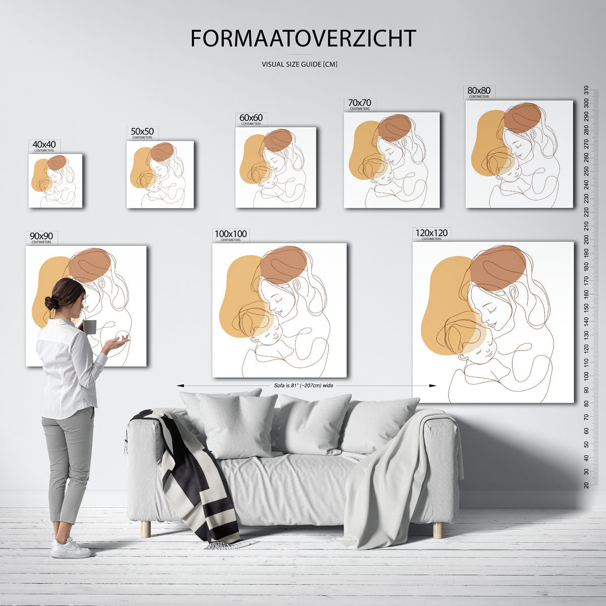Moeder en kind Poster