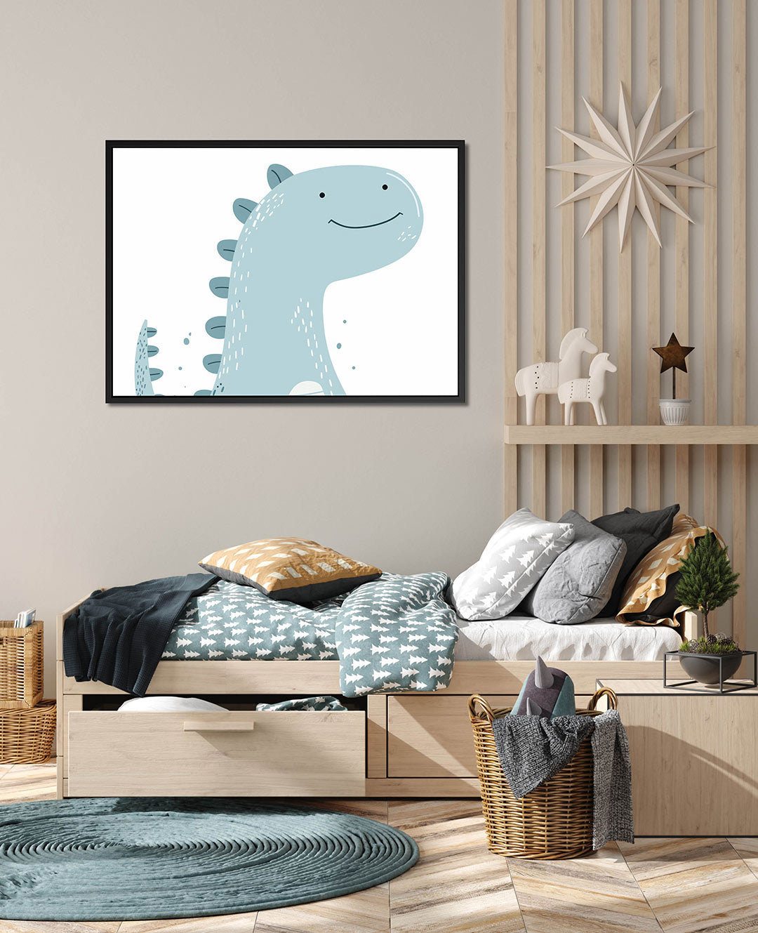 Vrolijke illustratie Kunstwerk