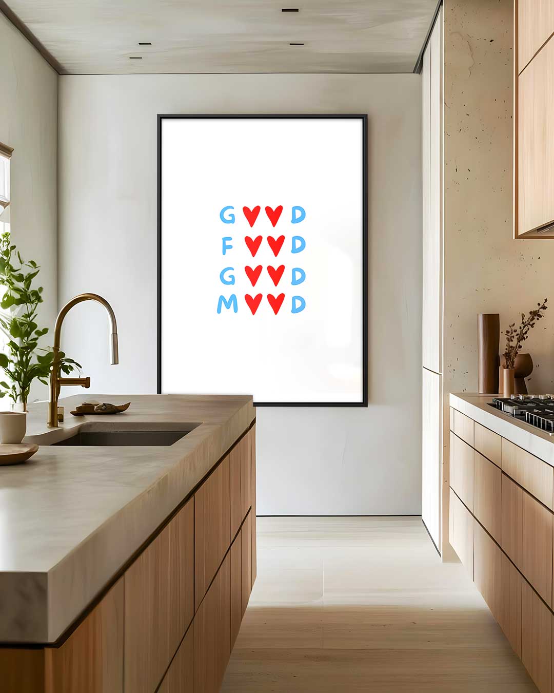 Liefdeswens Wanddecoratie Kunstwerk-canvas-dibond-plexiglas-wanddecoratie-WallArtistic