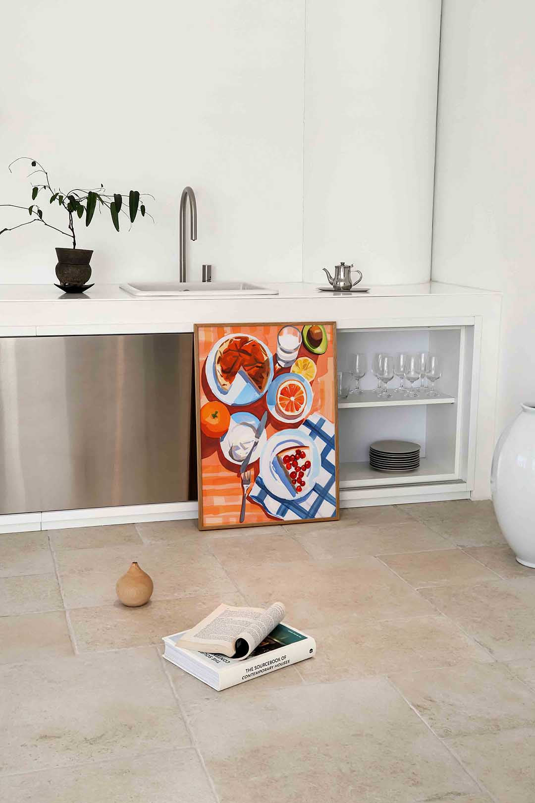 Ontbijt met fruit Poster