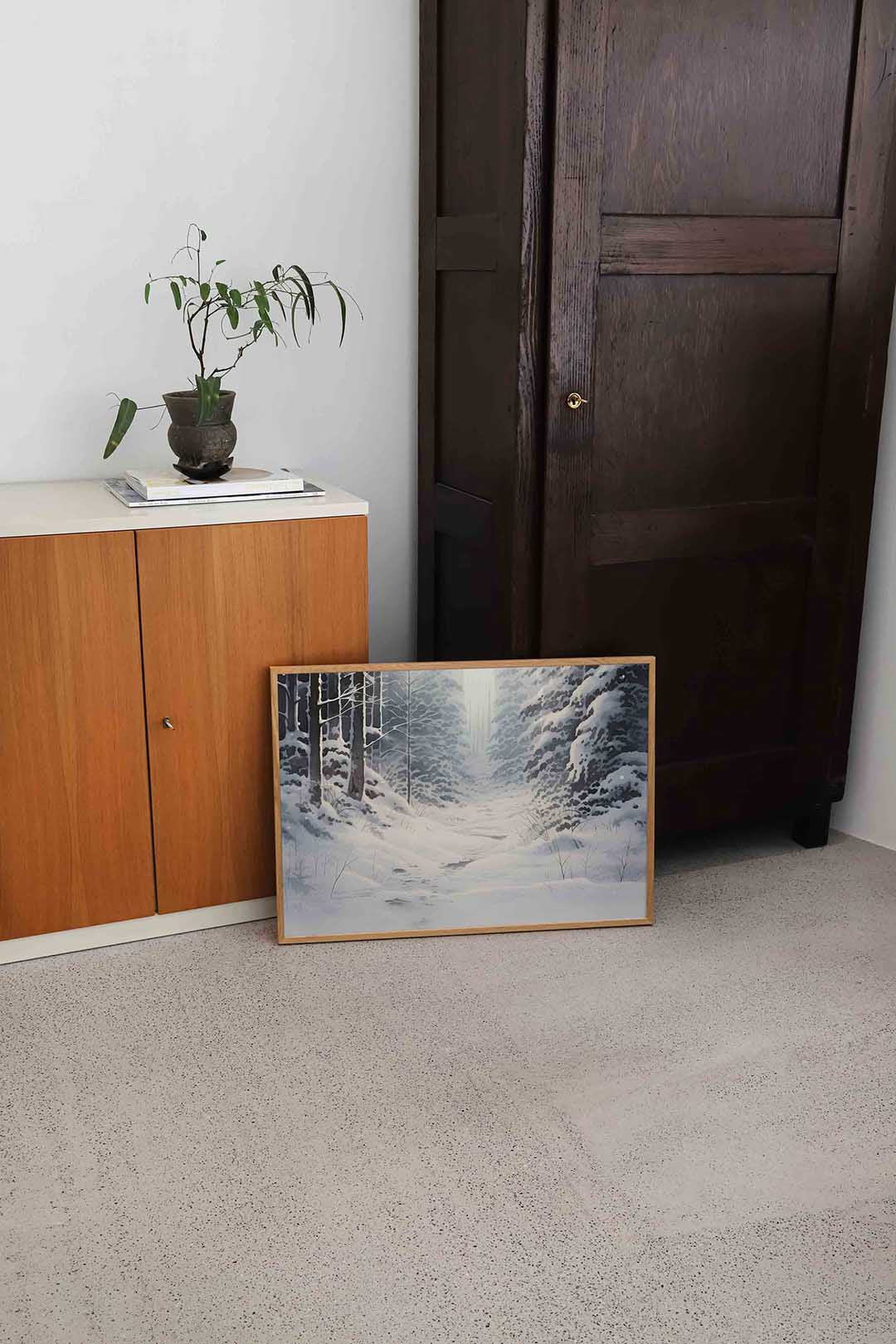 Sneeuwlandschap Poster