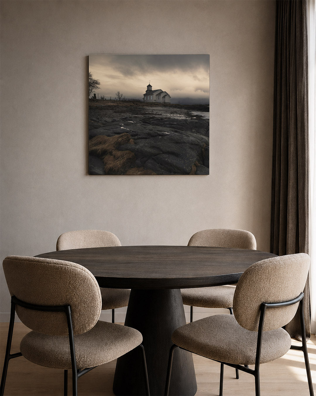 Rustiek landschap Kunstwerk
